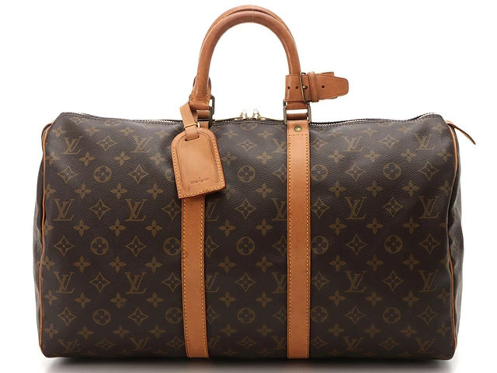 LOUIS VUITTON Keepall Boston Bag Handbag Monogram